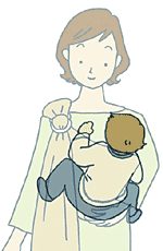 新生児の基本抱き手